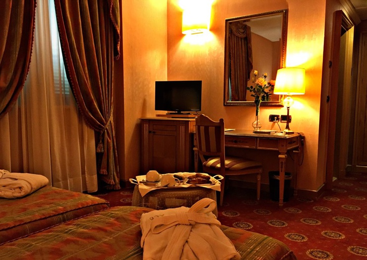 Camera superior due letti Hotel Andreola Central Milano Camera superior due letti Hotel Andreola Central Milano